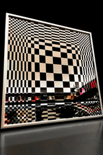 West Town Print Mirror Art Piece #3