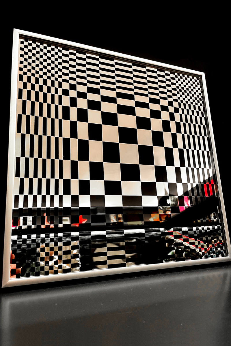 West Town Print Mirror Art Piece #3