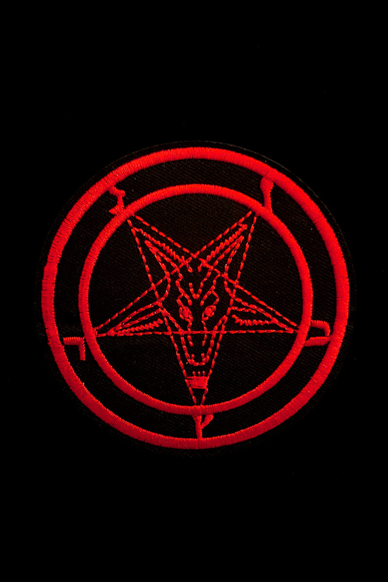 Red Pentagram Patch