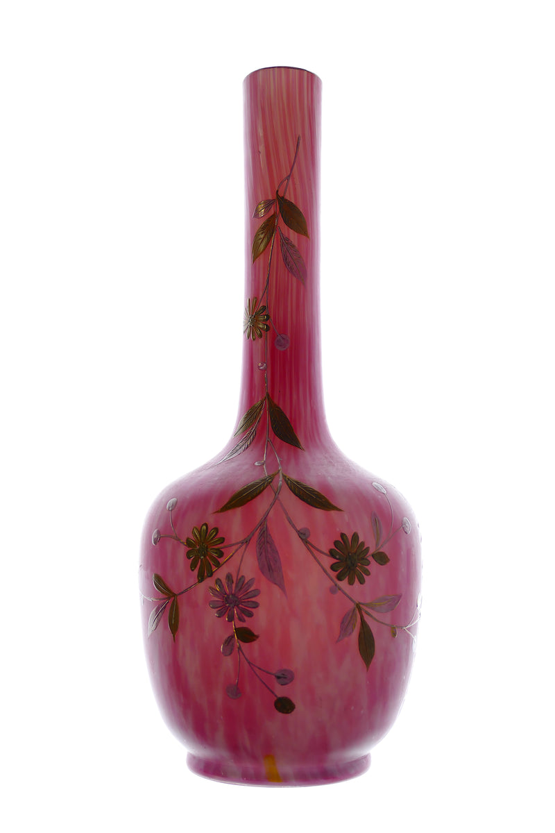 Pink marble vase