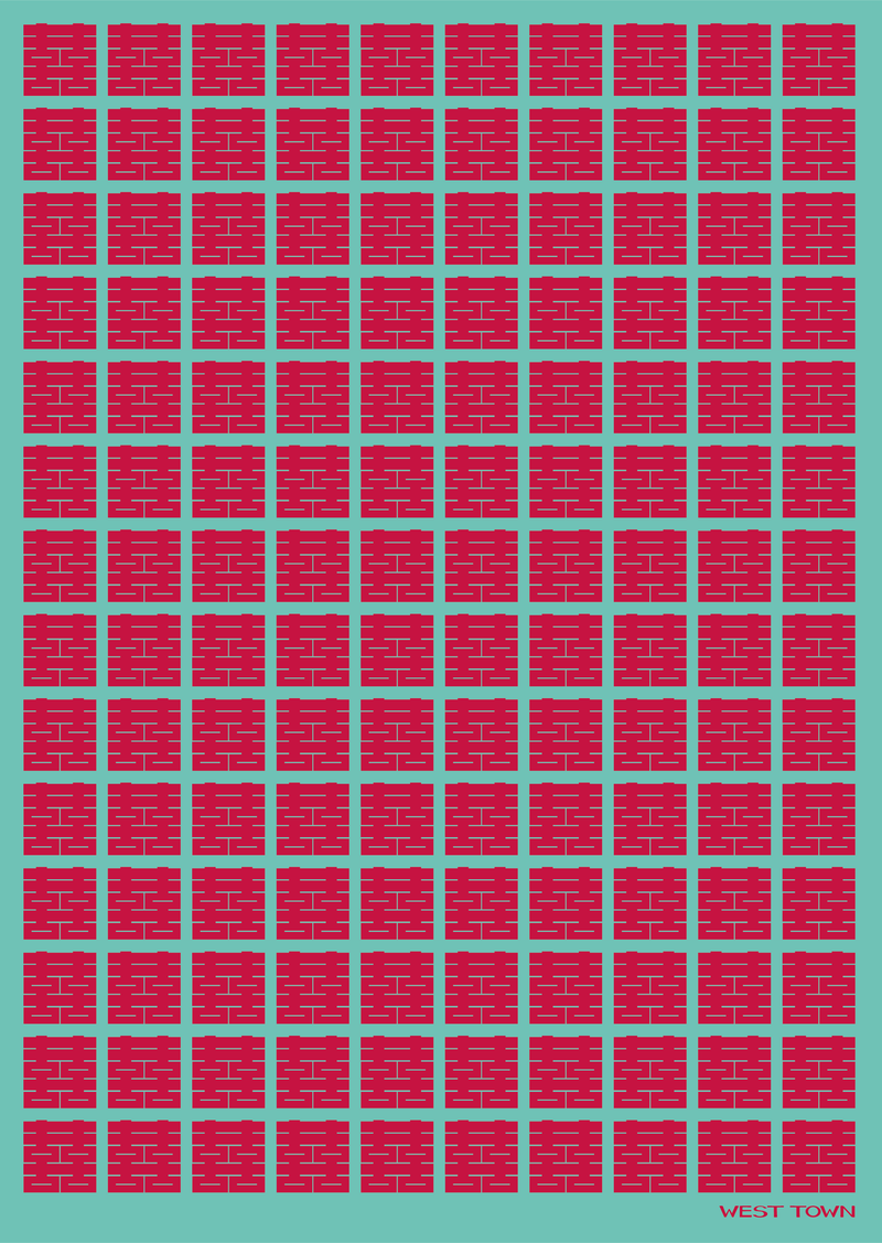 West Town Wrapping Paper #1