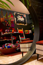 Large Black Floor Mirror
