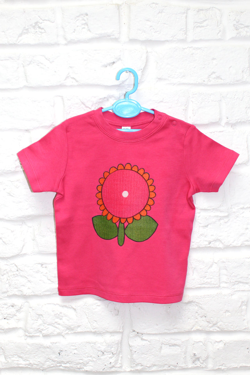 West Town Kids T-Shirts - Pink Flower