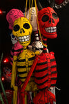 Coloured mexican papermache skeletons - Large