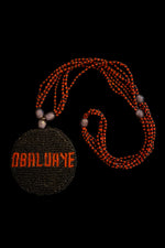 African Beaded Pendant Necklace