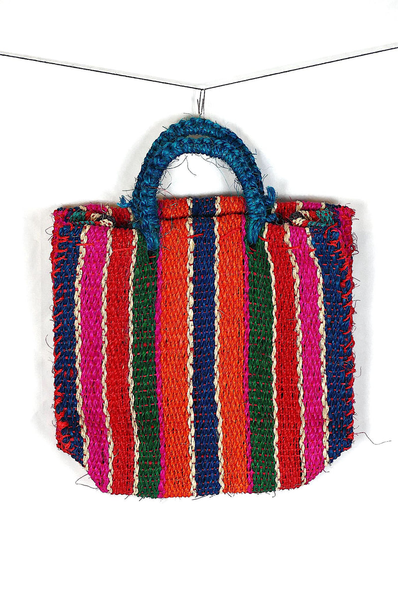 Mexican woven seagrass bag